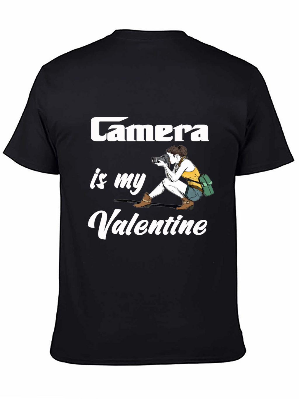 Camera is My Valentine Graphic T-Shirt