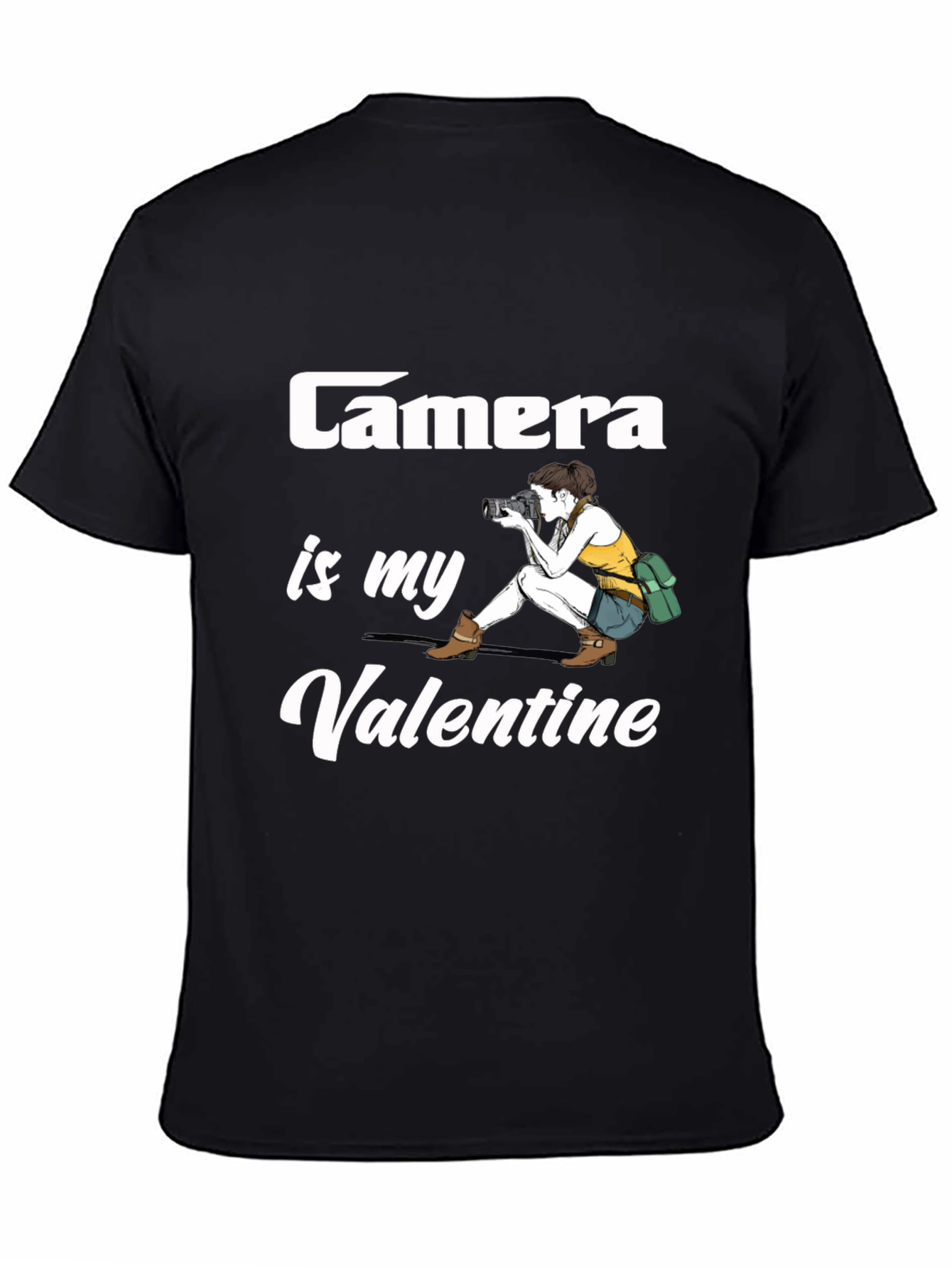 Camera is My Valentine Graphic T-Shirt