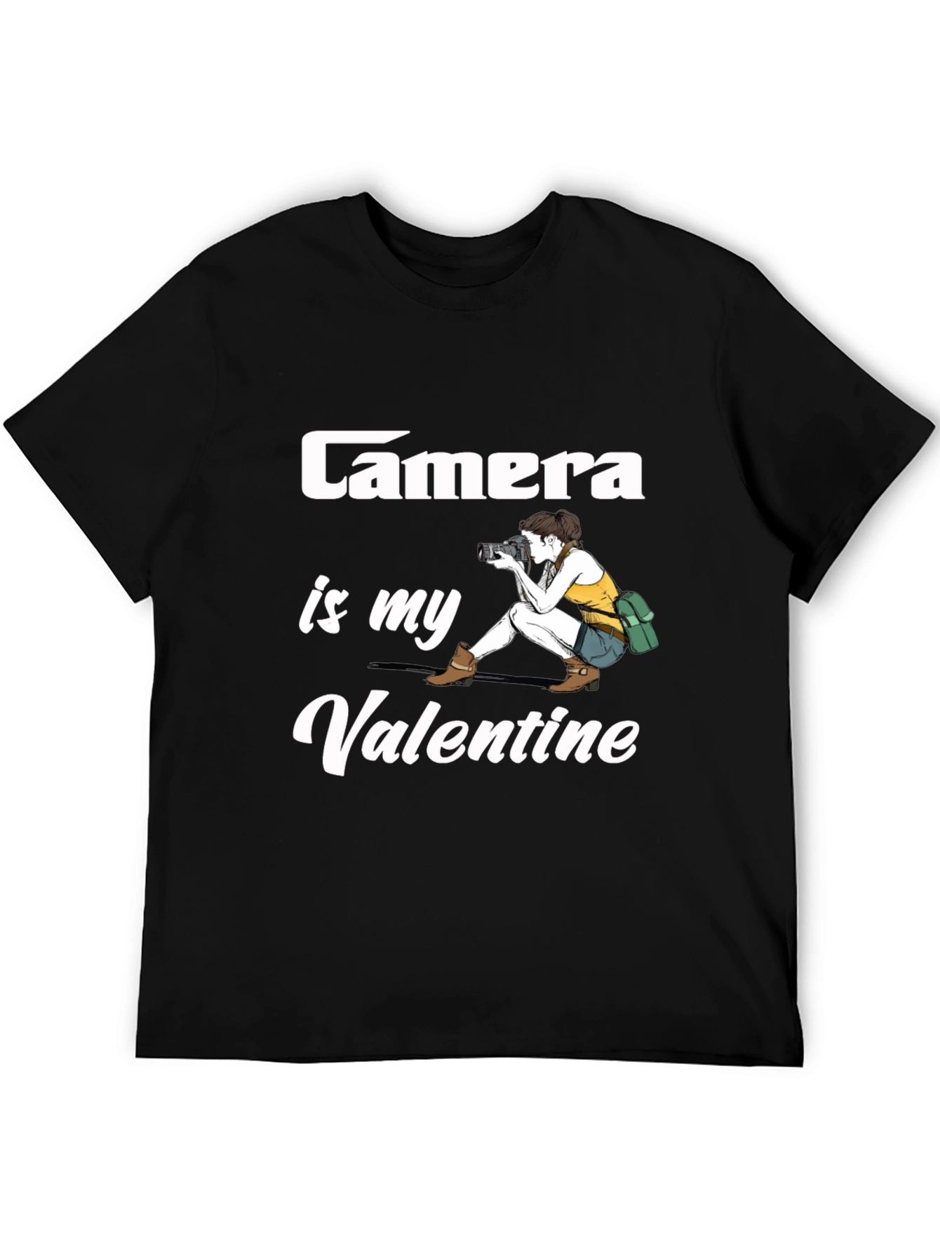 Camera is My Valentine Graphic T-Shirt