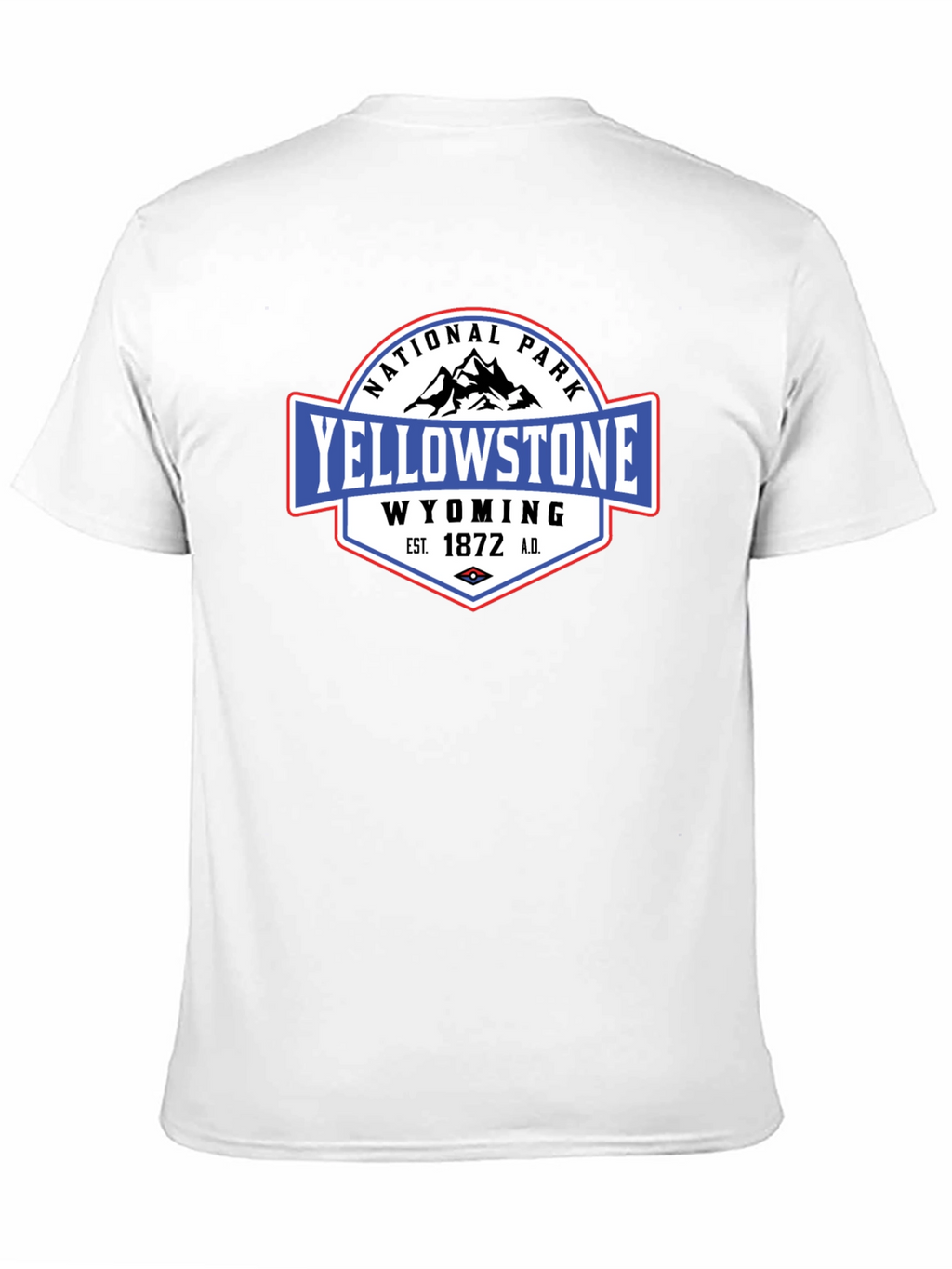 Yellowstone National Park Black Graphic T-Shirt