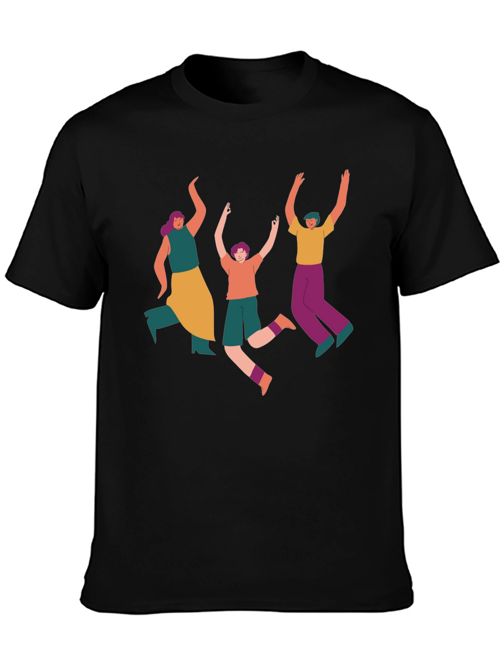 Funky People Graphic Tee - Black