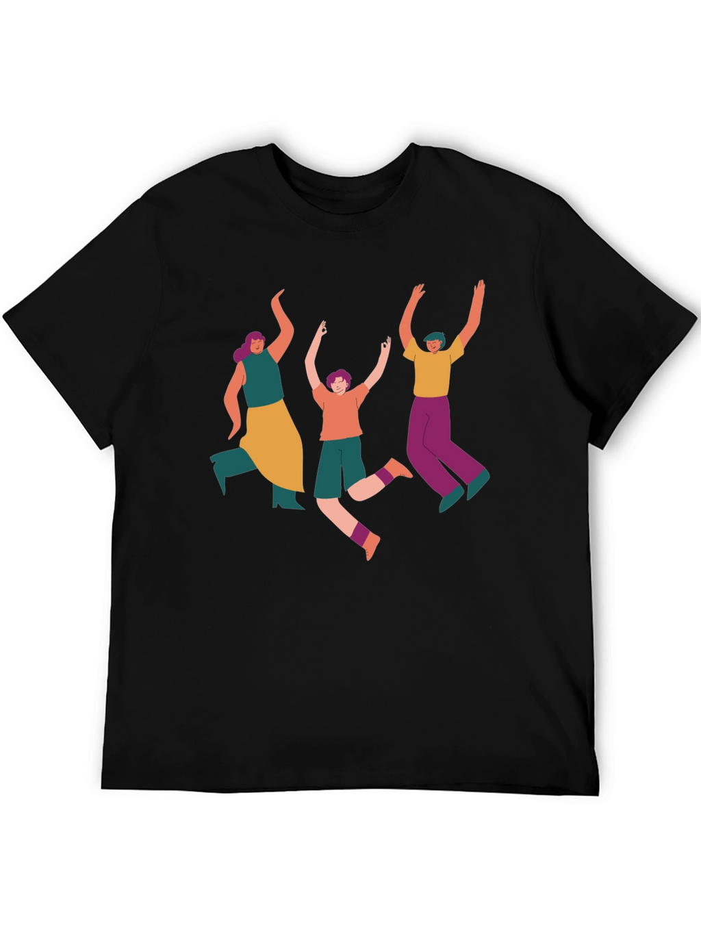 Funky People Graphic Tee - Black