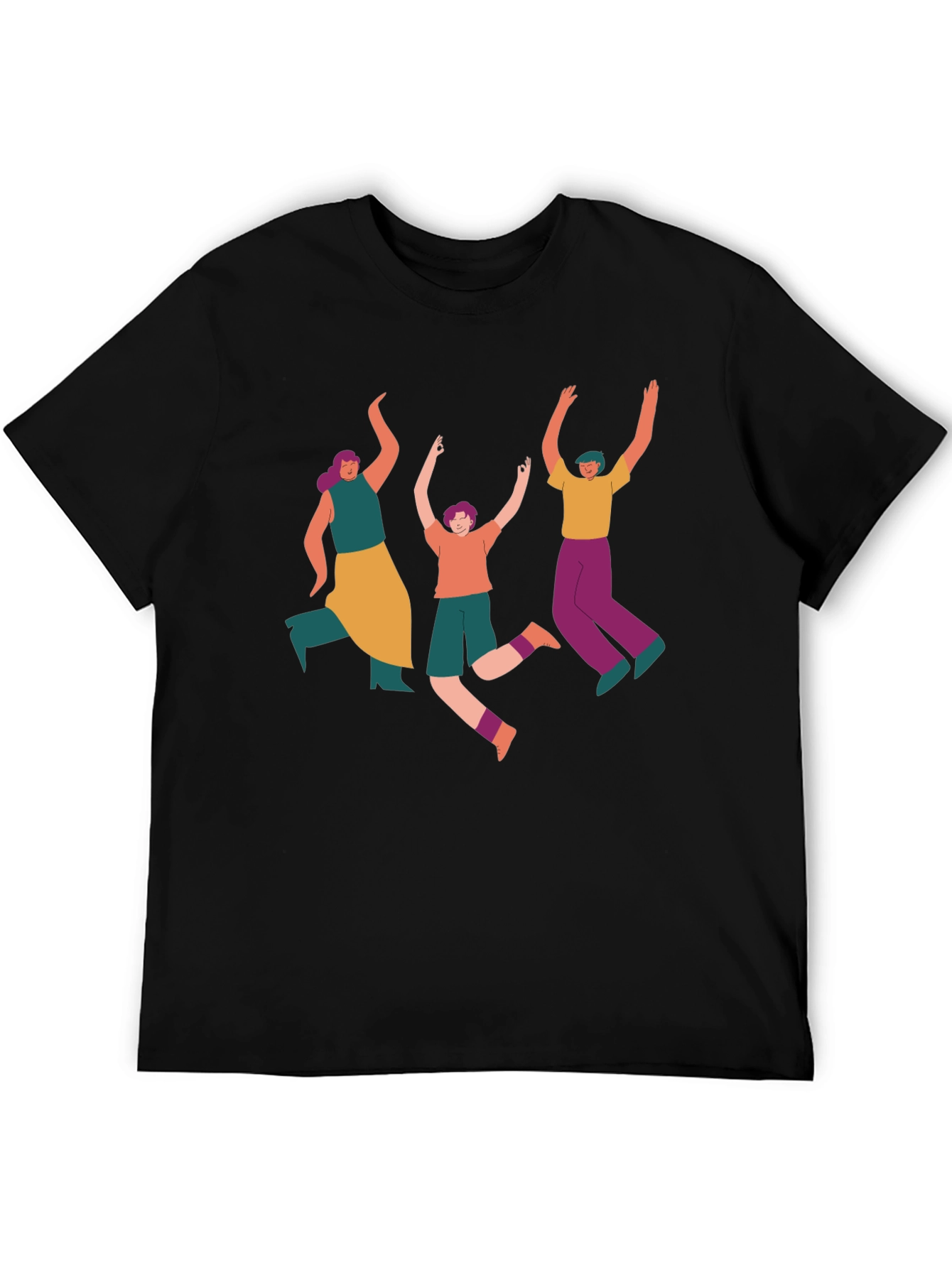 Funky People Graphic Tee - Black