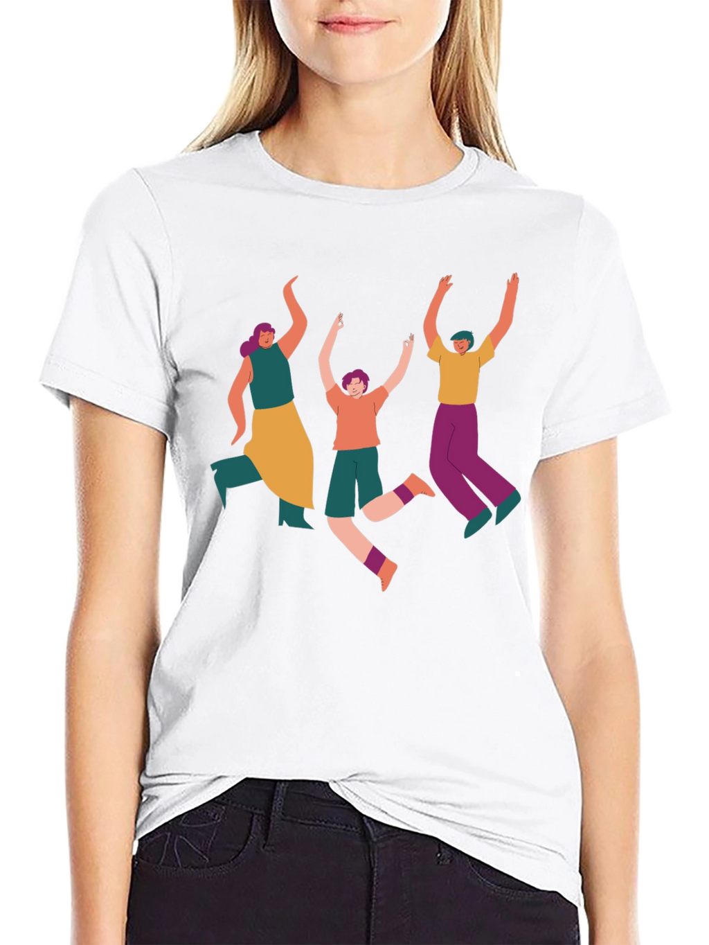 Funky People Graphic Tee - Black