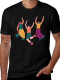 Funky People Graphic Tee - Black
