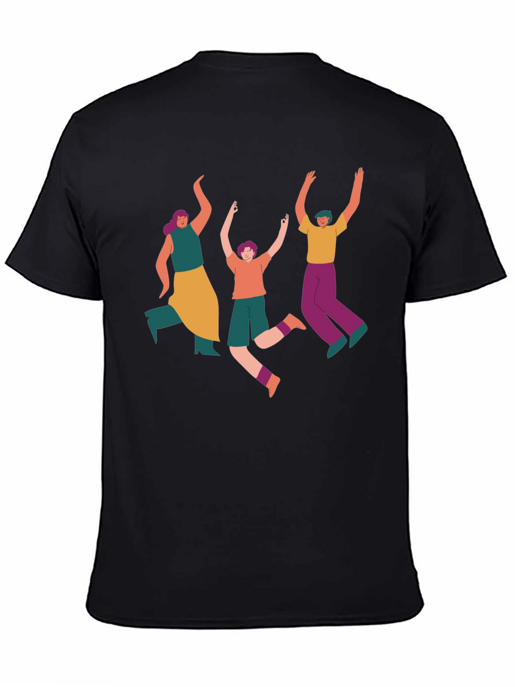 Funky People Graphic Tee - Black