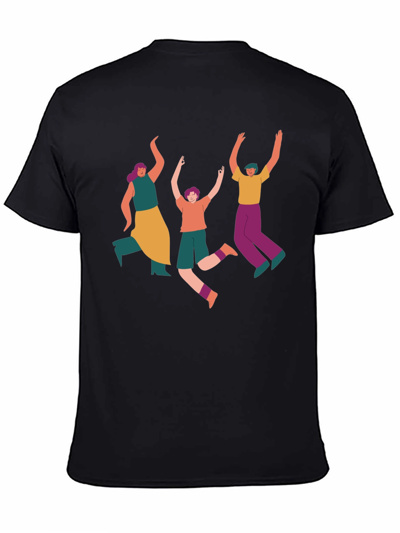 Funky People Graphic Tee - Black