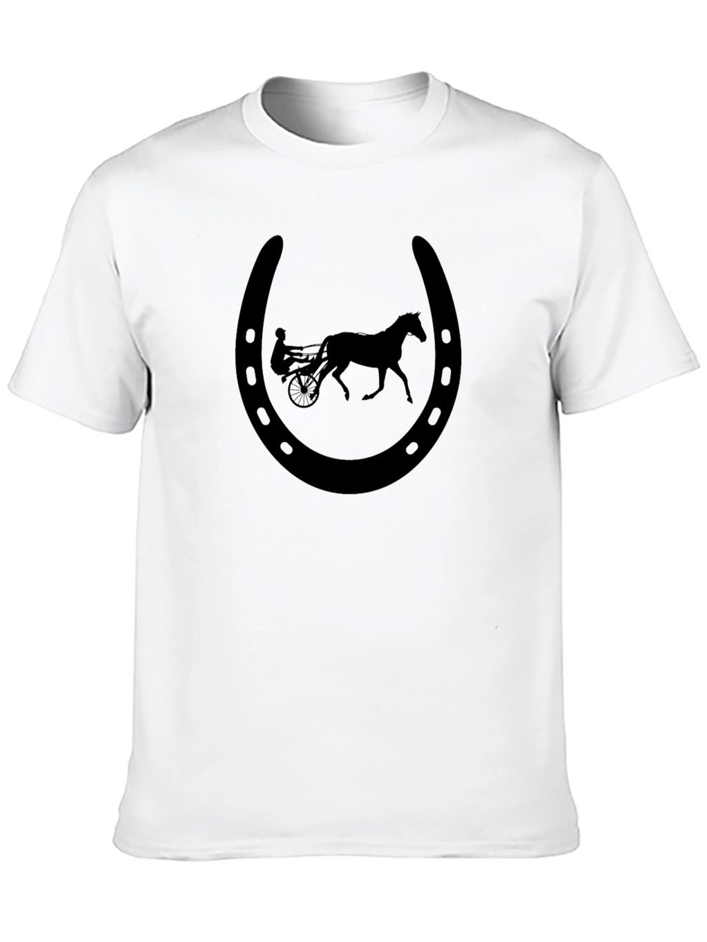Horse and Carriage Horseshoe Graphic Tee