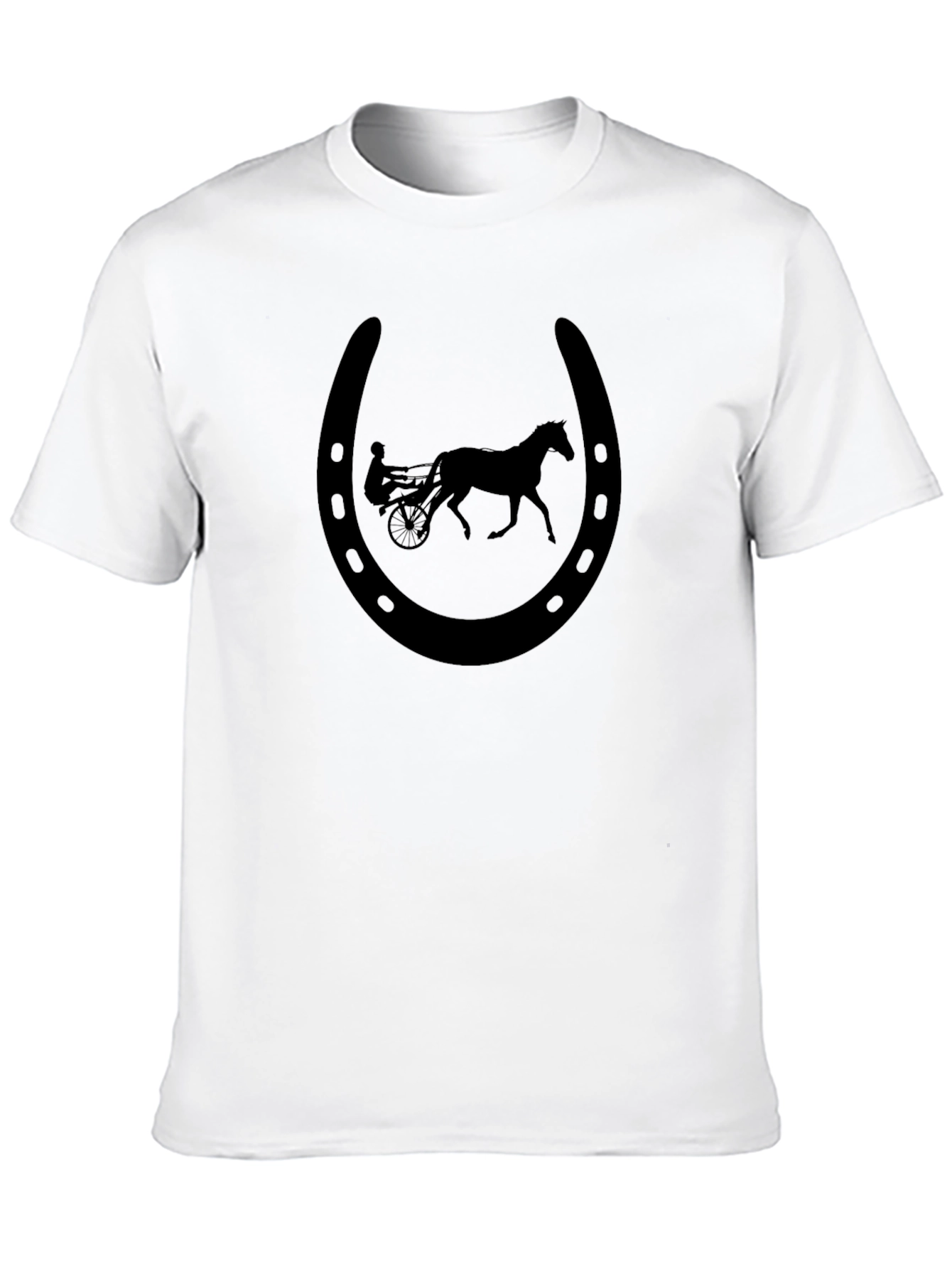 Horse and Carriage Horseshoe Graphic Tee
