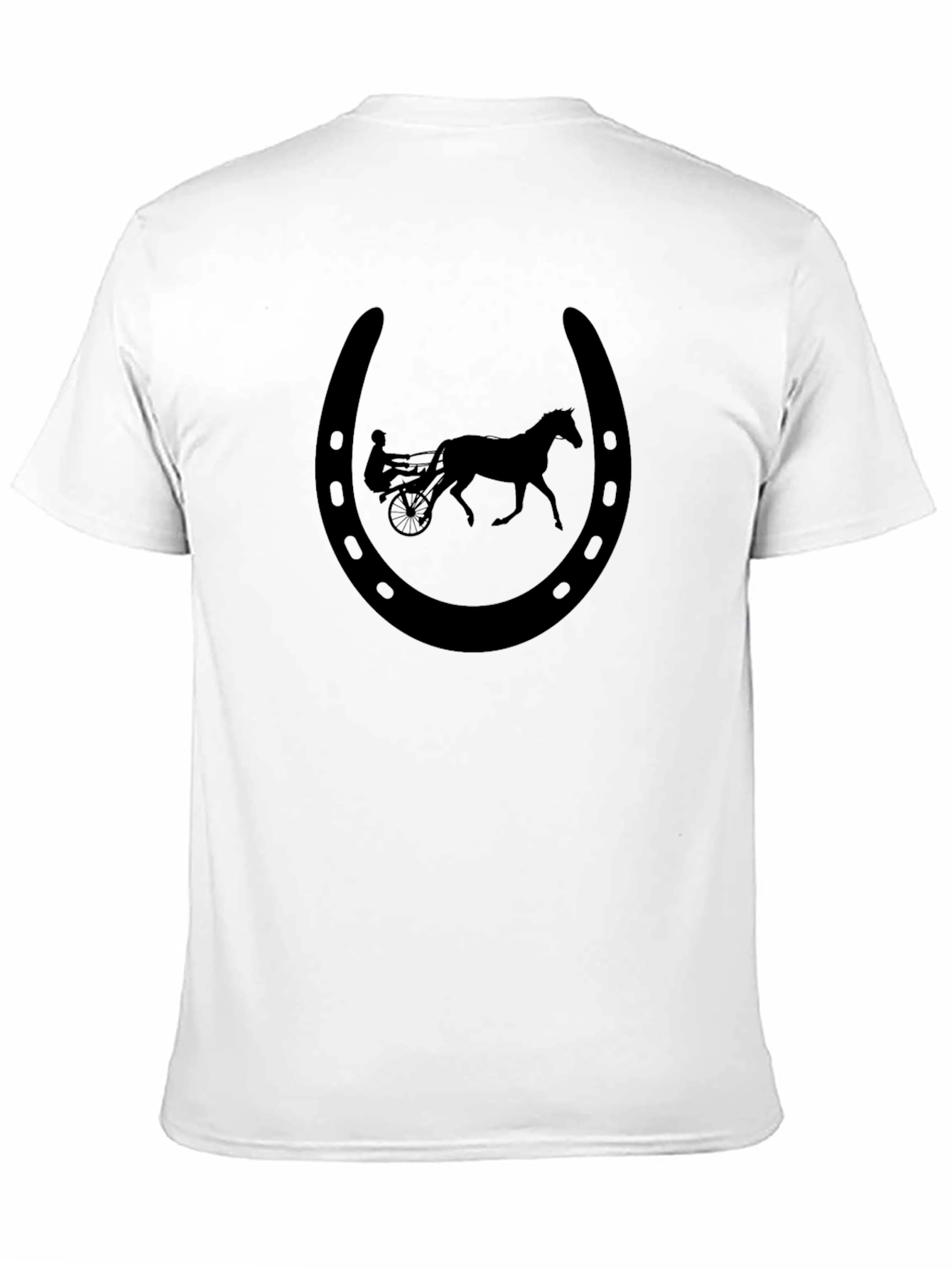 Horse and Carriage Horseshoe Graphic Tee