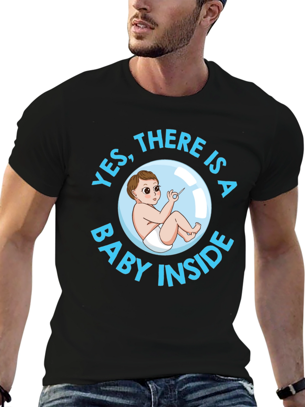 Funny Pregnancy T-Shirt - Baby Inside!