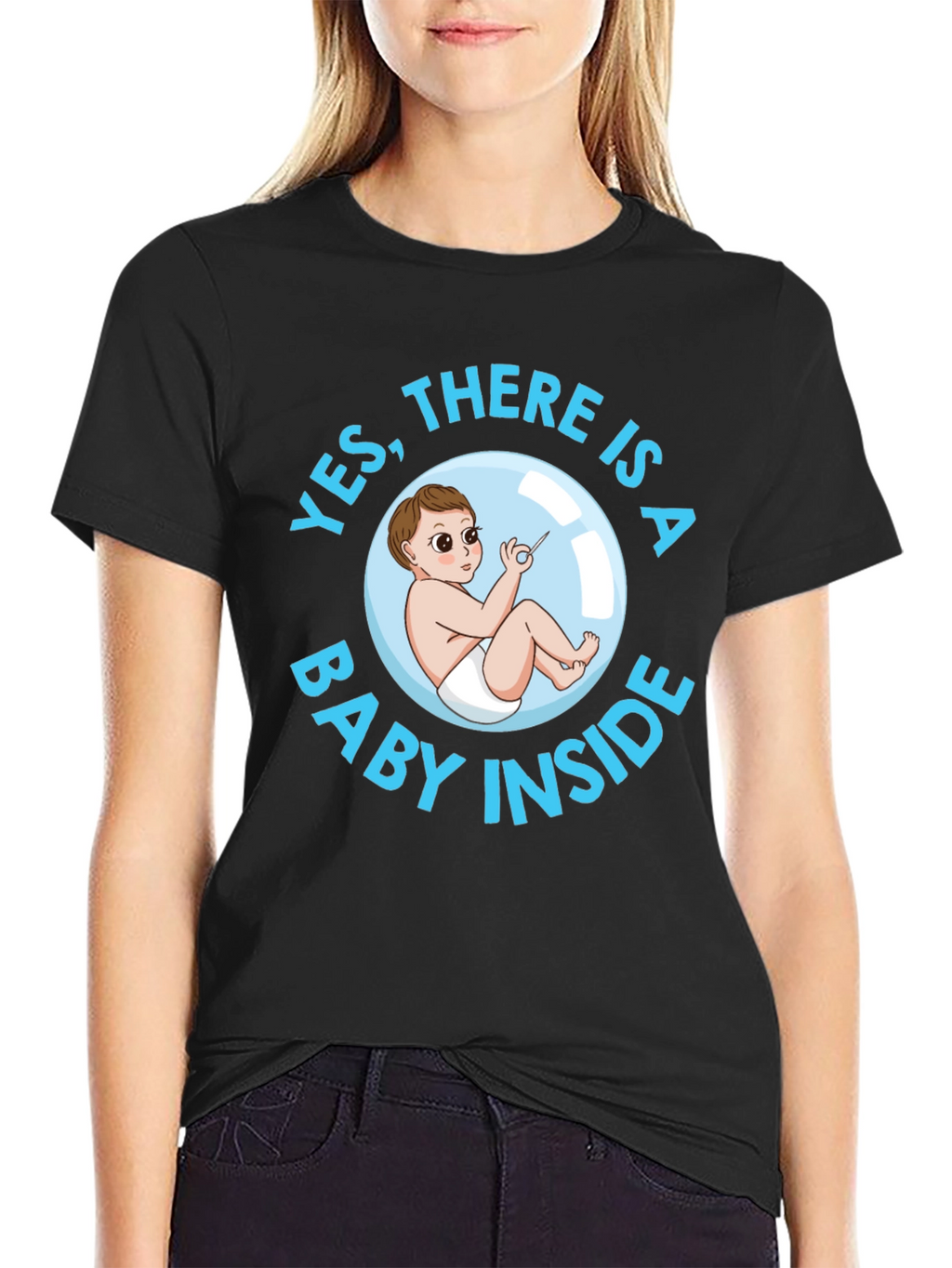 Funny Pregnancy T-Shirt - Baby Inside!