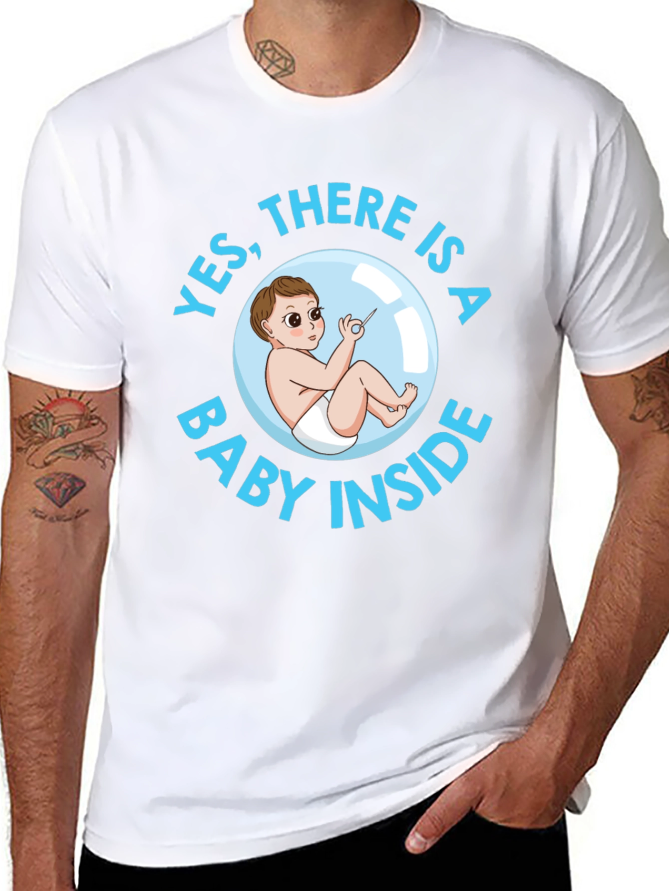 Funny Pregnancy T-Shirt - Baby Inside!