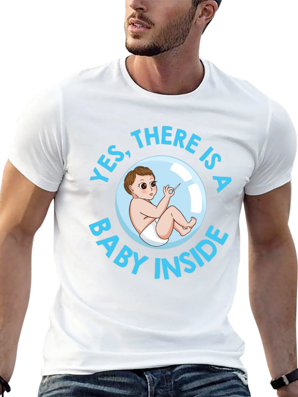 Funny Pregnancy T-Shirt - Baby Inside!