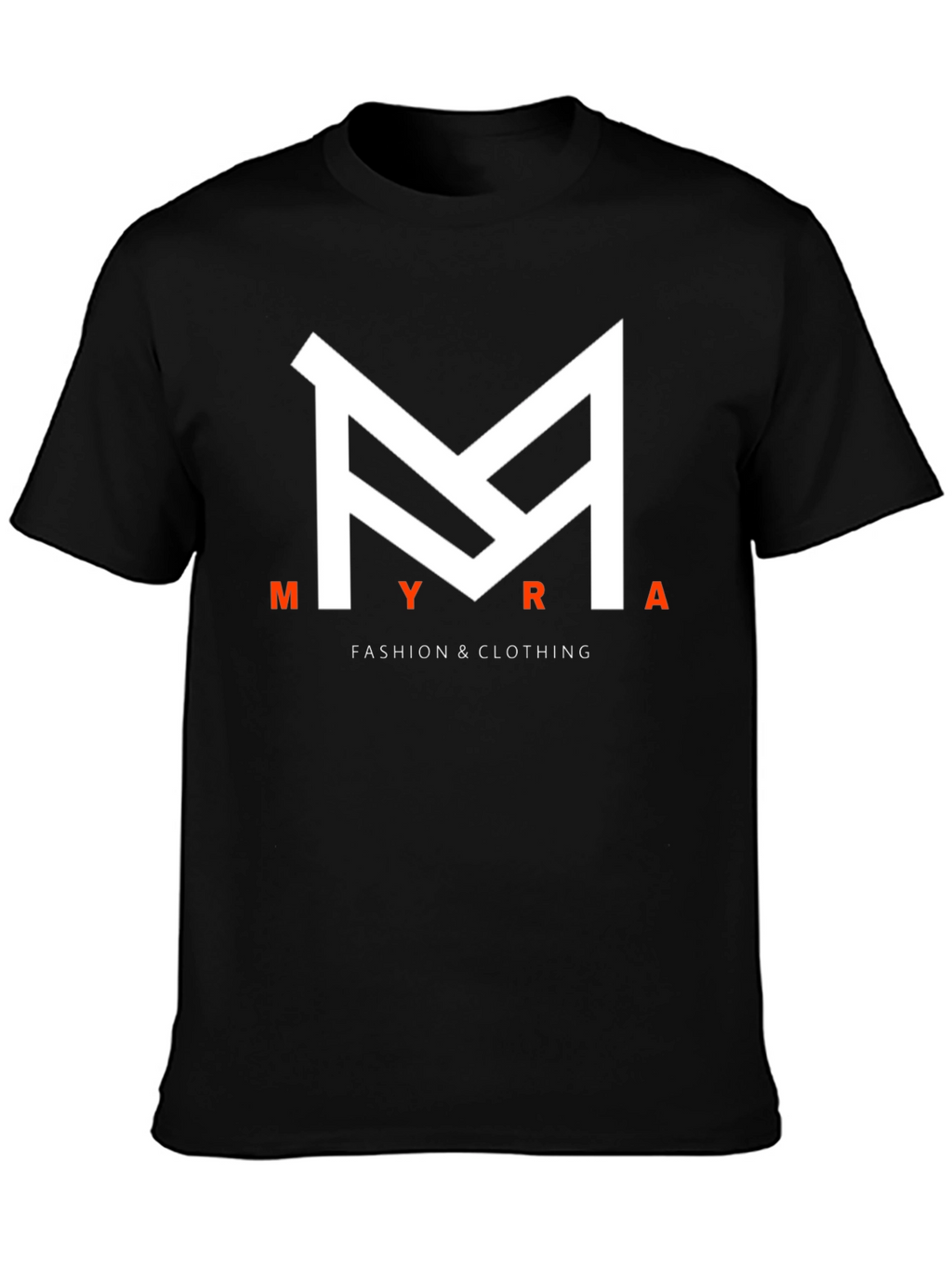 MYRA Fashion Black Graphic Tee