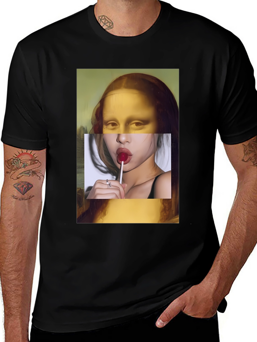Mona Lisa Meets Modern Tee