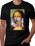 Mona Lisa Meets Modern Tee