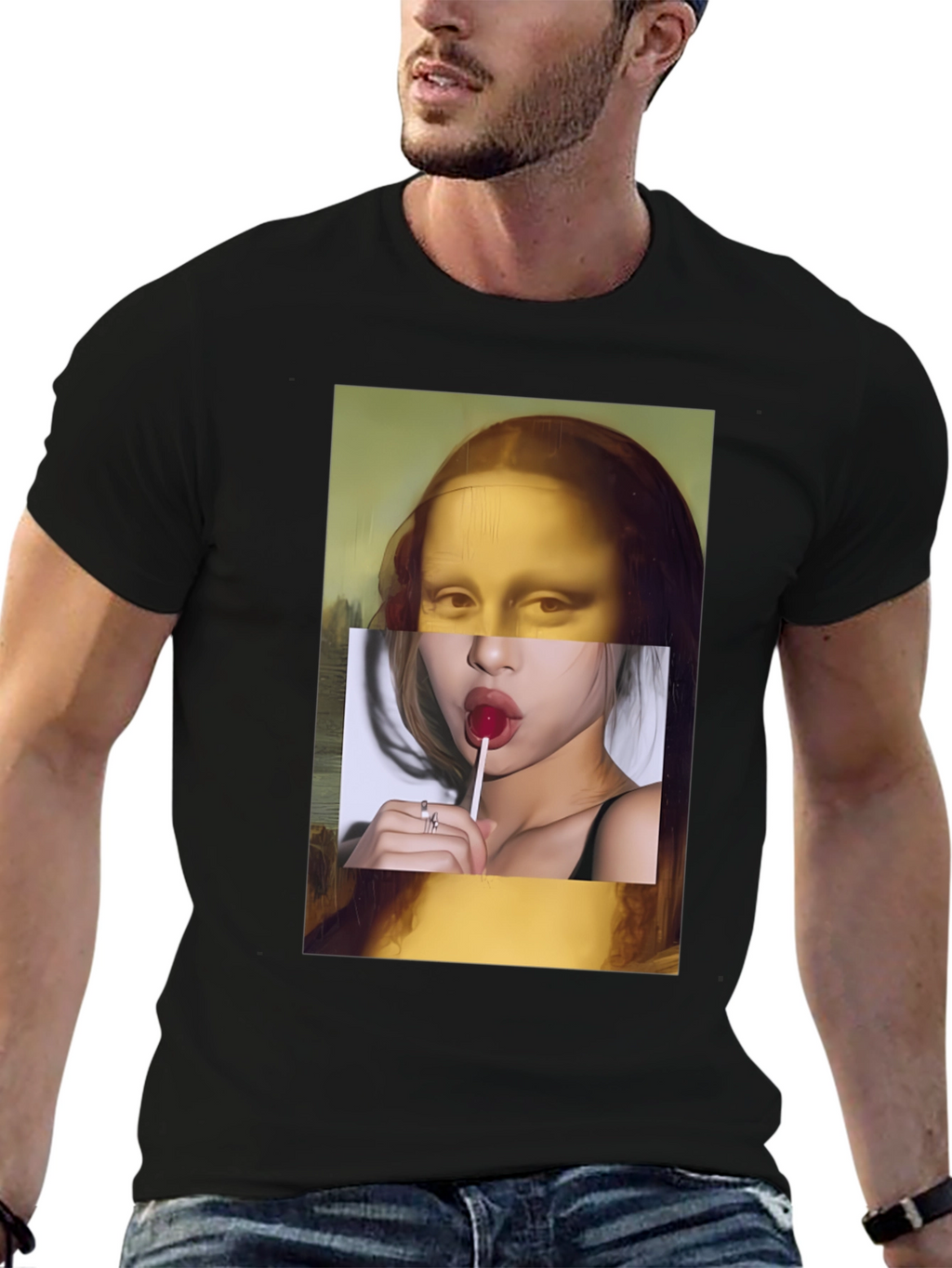 Mona Lisa Meets Modern Tee