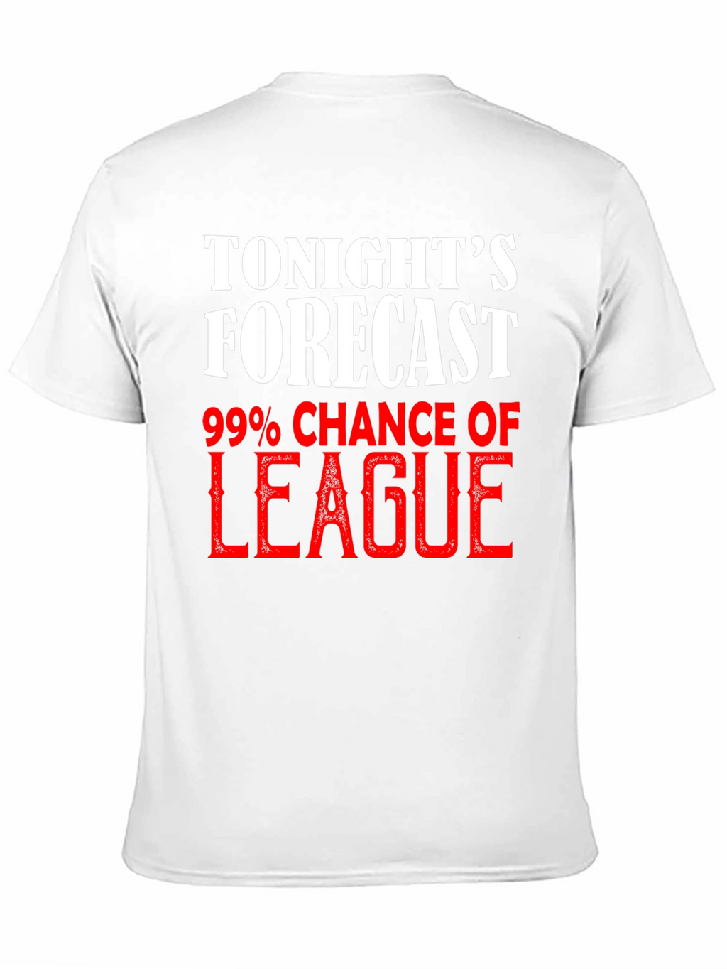Tonights Forecast League T-Shirt - Gamer Apparel