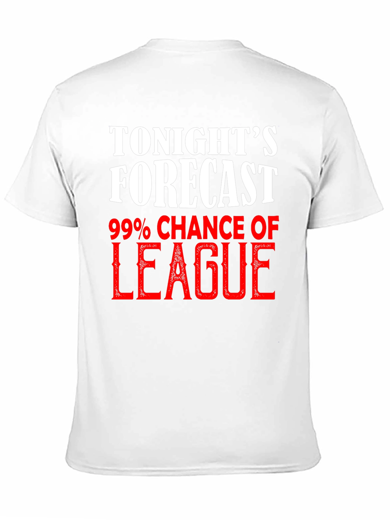 Tonights Forecast League T-Shirt - Gamer Apparel