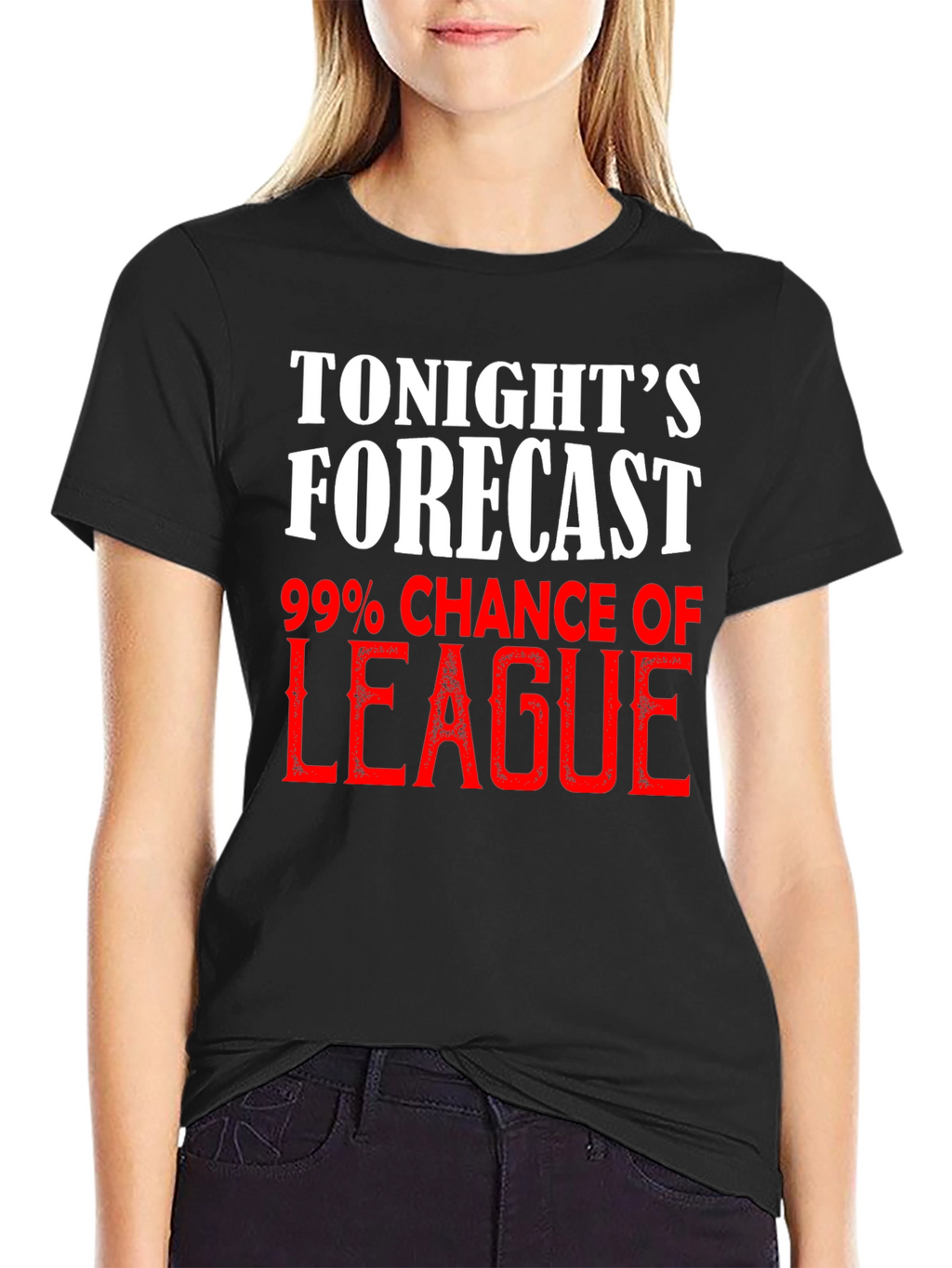 Tonights Forecast League T-Shirt - Gamer Apparel