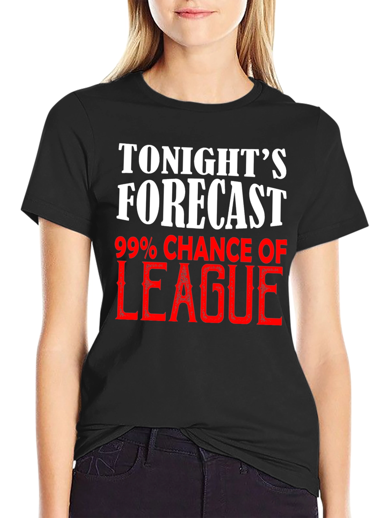 Tonights Forecast League T-Shirt - Gamer Apparel