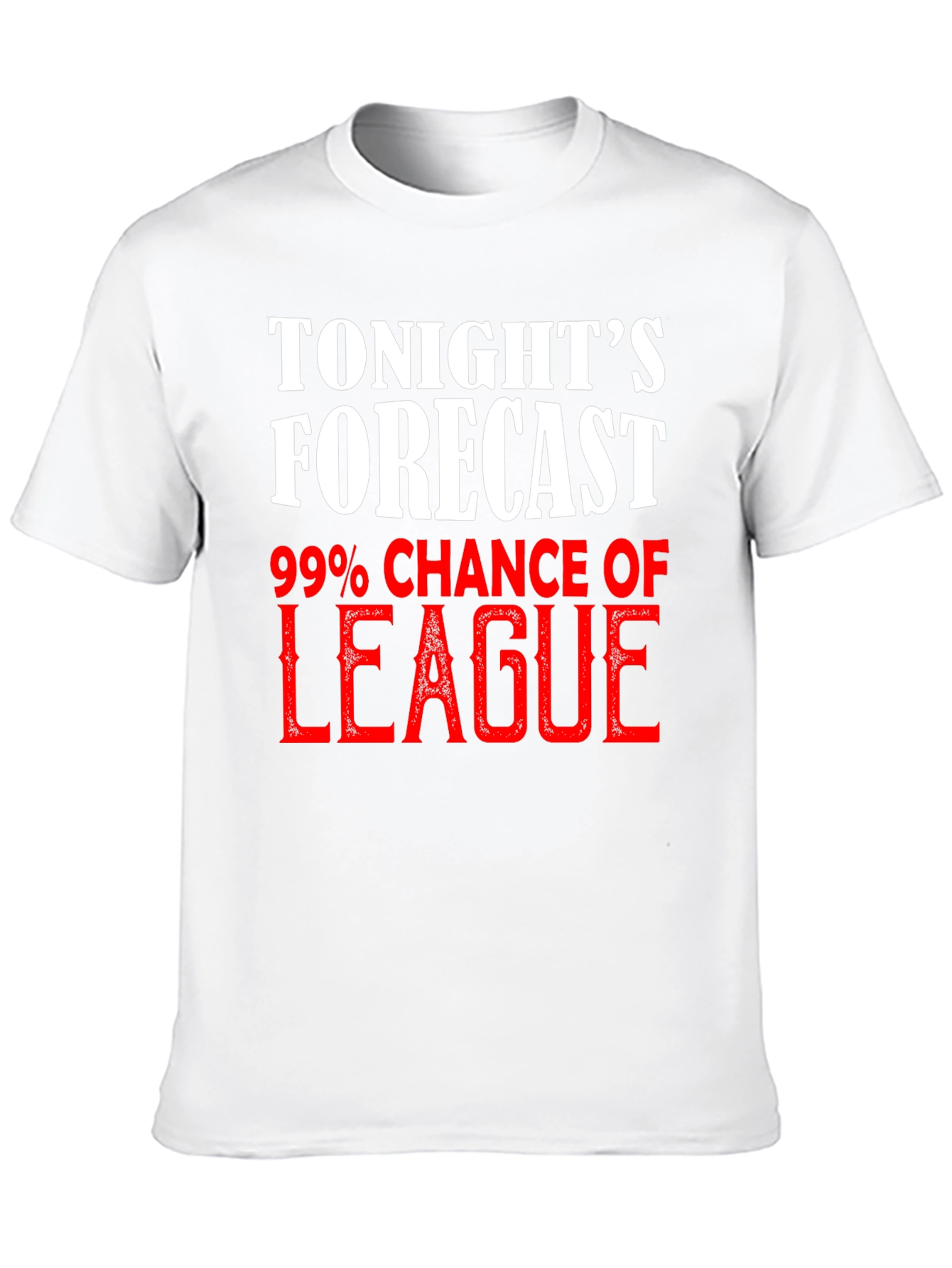 Tonights Forecast League T-Shirt - Gamer Apparel