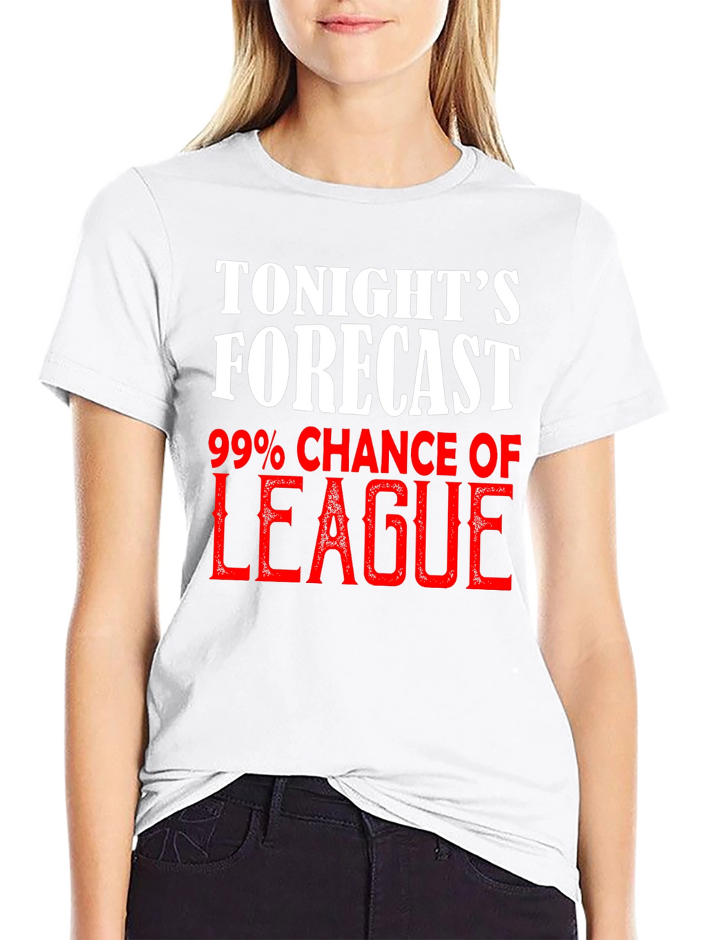 Tonights Forecast League T-Shirt - Gamer Apparel
