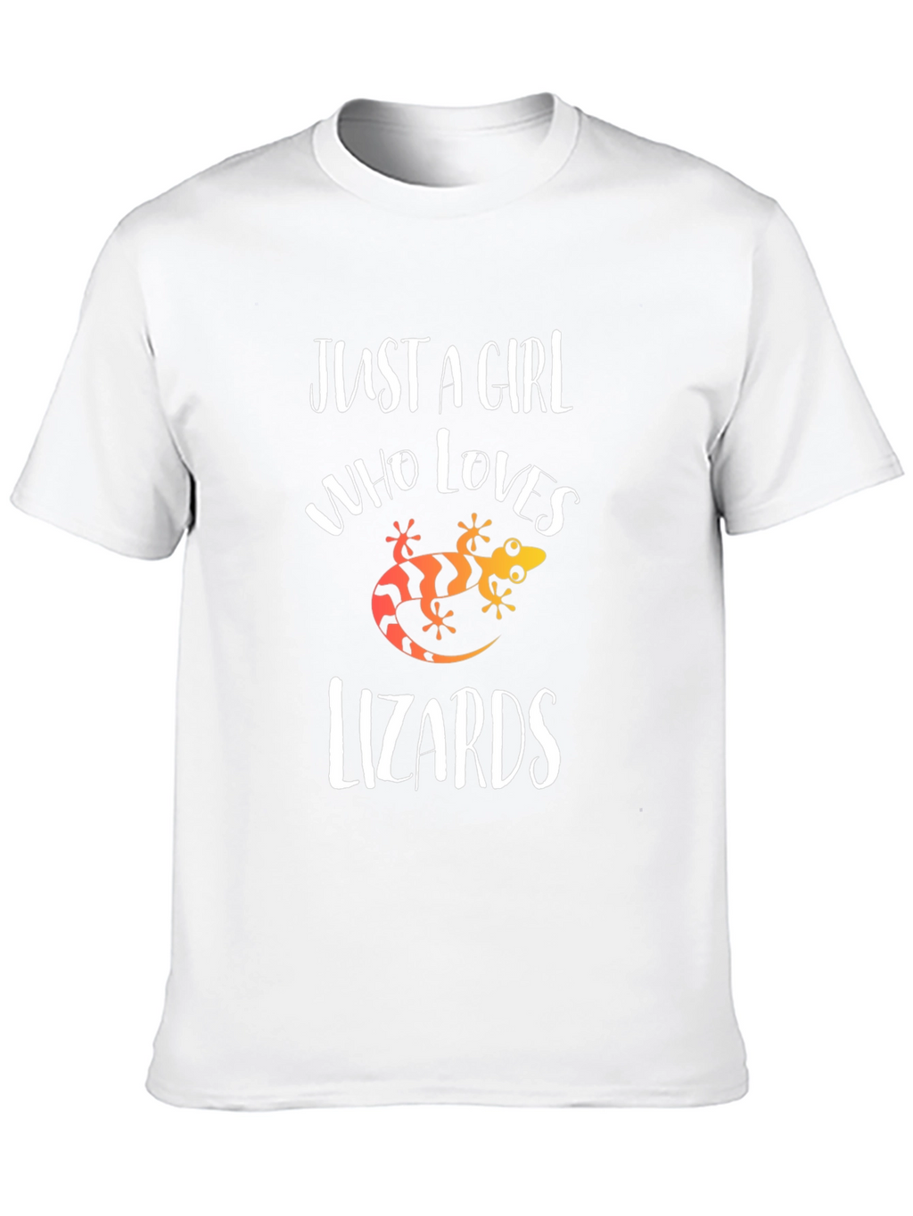 Girl Who Loves Lizards Graphic Tee