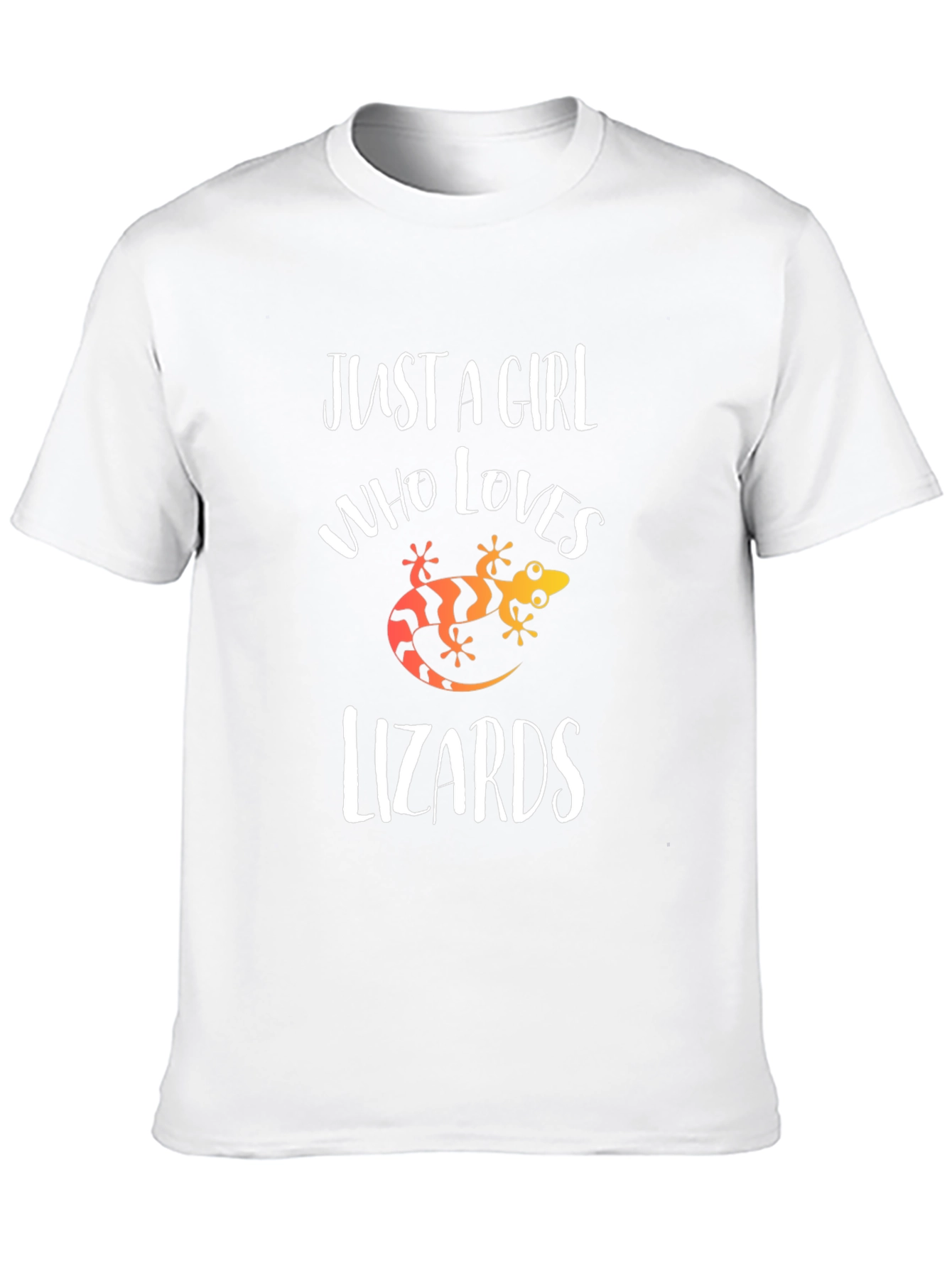 Girl Who Loves Lizards Graphic Tee