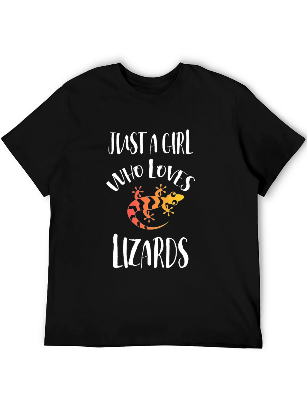 Girl Who Loves Lizards Graphic Tee