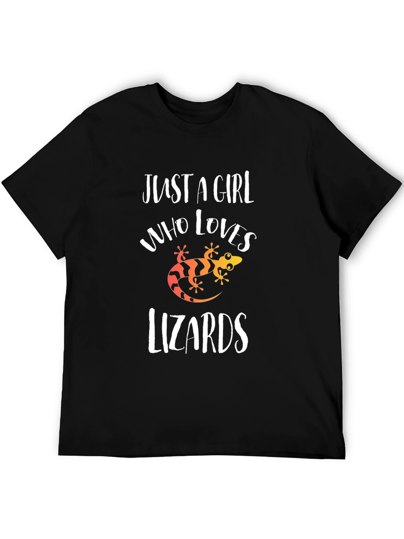Girl Who Loves Lizards Graphic Tee