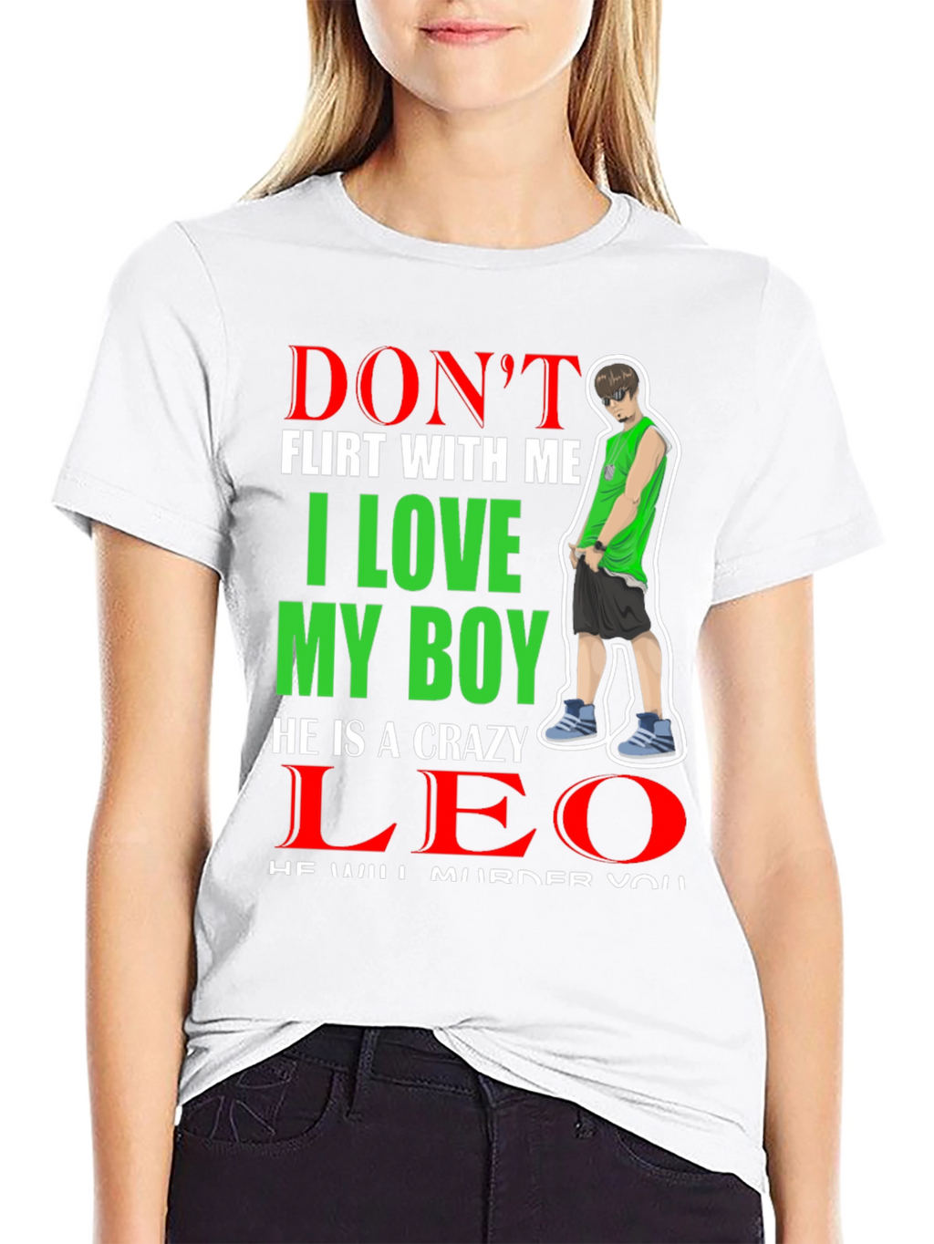 Dont Flirt With Me I Love My Boy T-Shirt