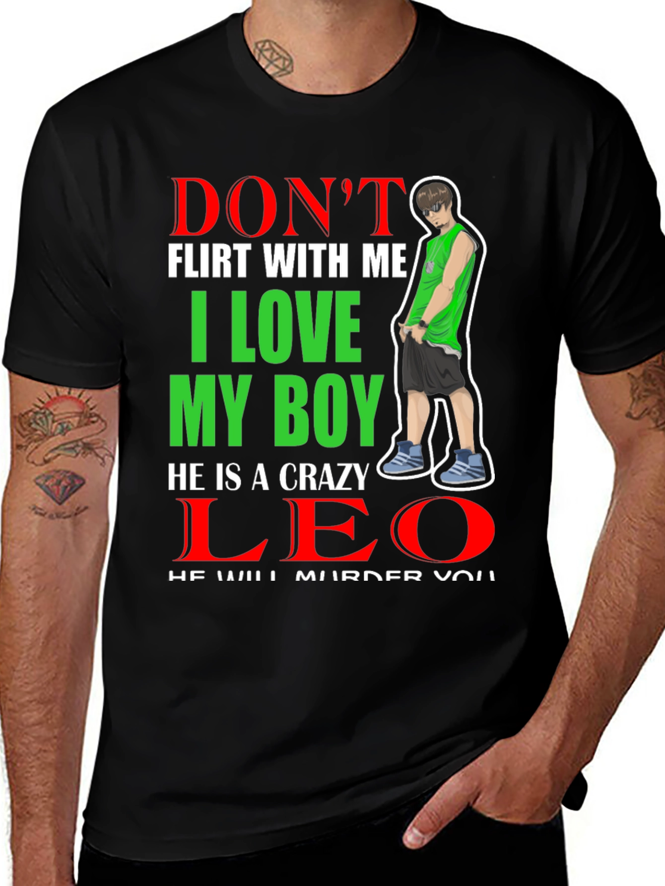 Dont Flirt With Me I Love My Boy T-Shirt