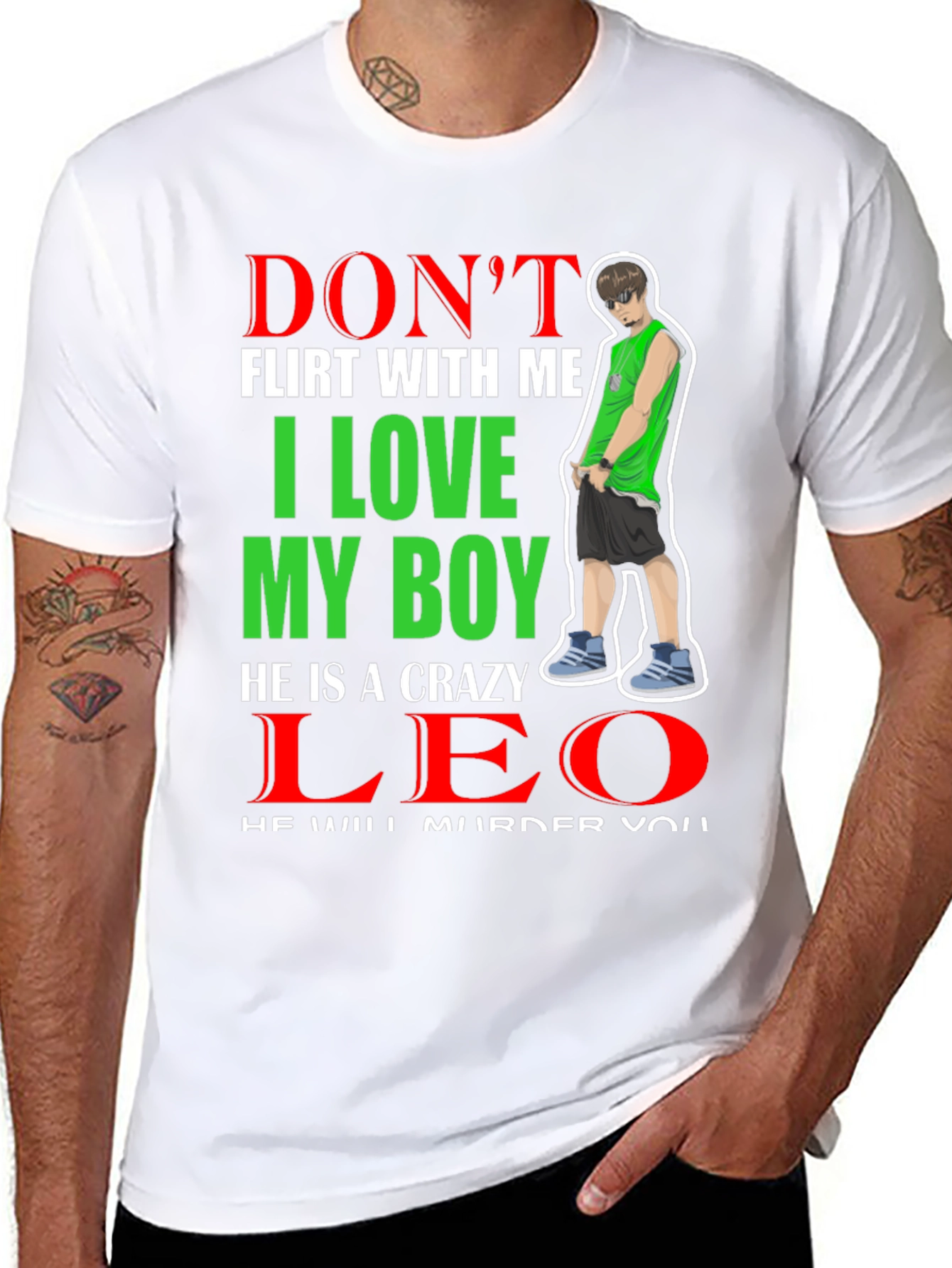 Dont Flirt With Me I Love My Boy T-Shirt