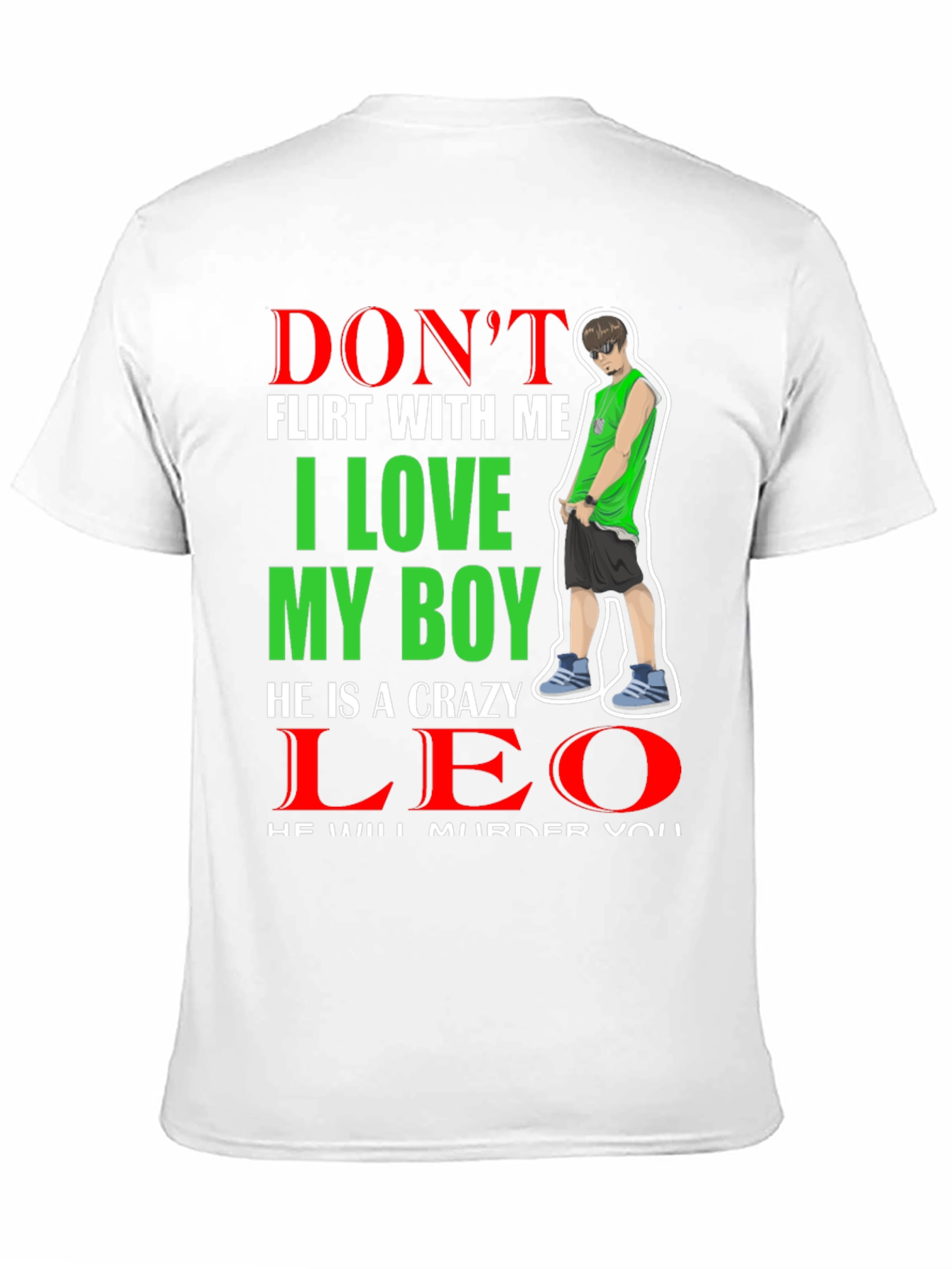 Dont Flirt With Me I Love My Boy T-Shirt