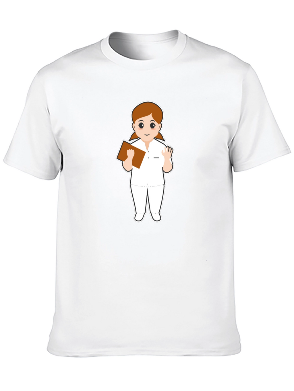Nurse Cartoon Graphic T-Shirt