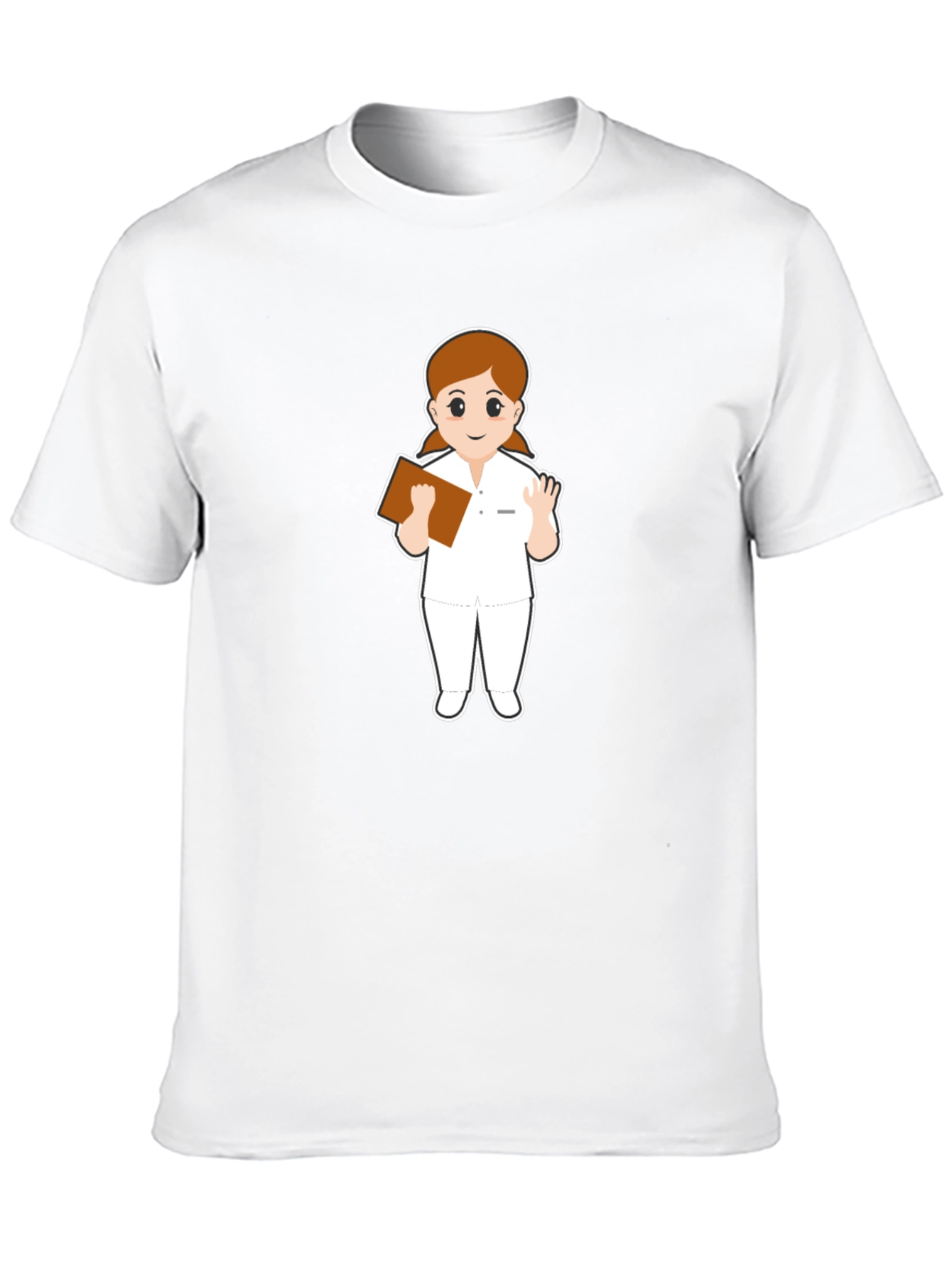 Nurse Cartoon Graphic T-Shirt