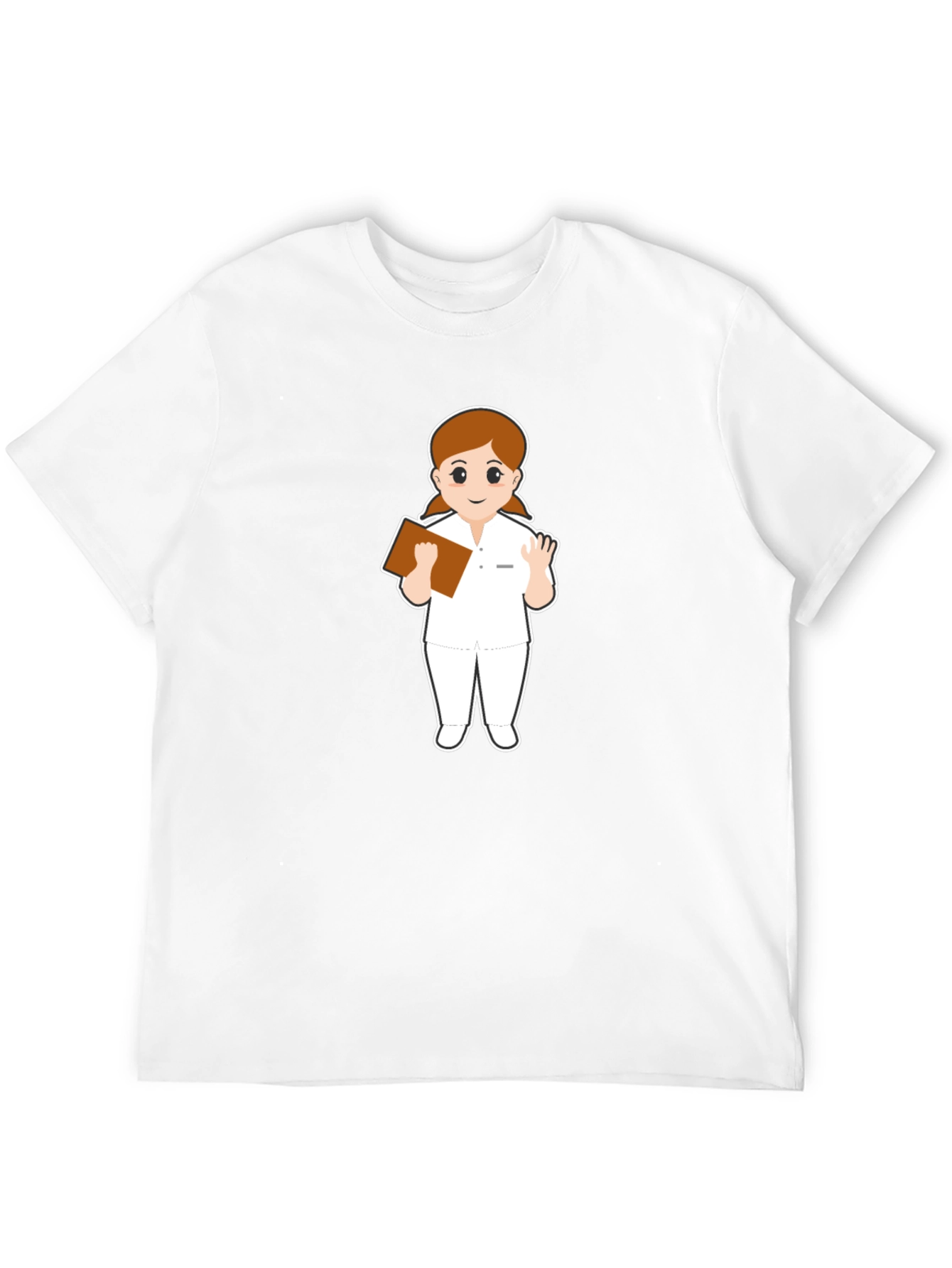 Nurse Cartoon Graphic T-Shirt
