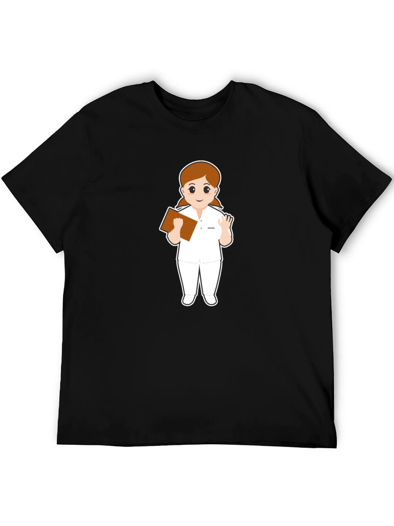 Nurse Cartoon Graphic T-Shirt