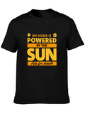 Solar Powered Home T-Shirt - Eco-Friendly Tee
