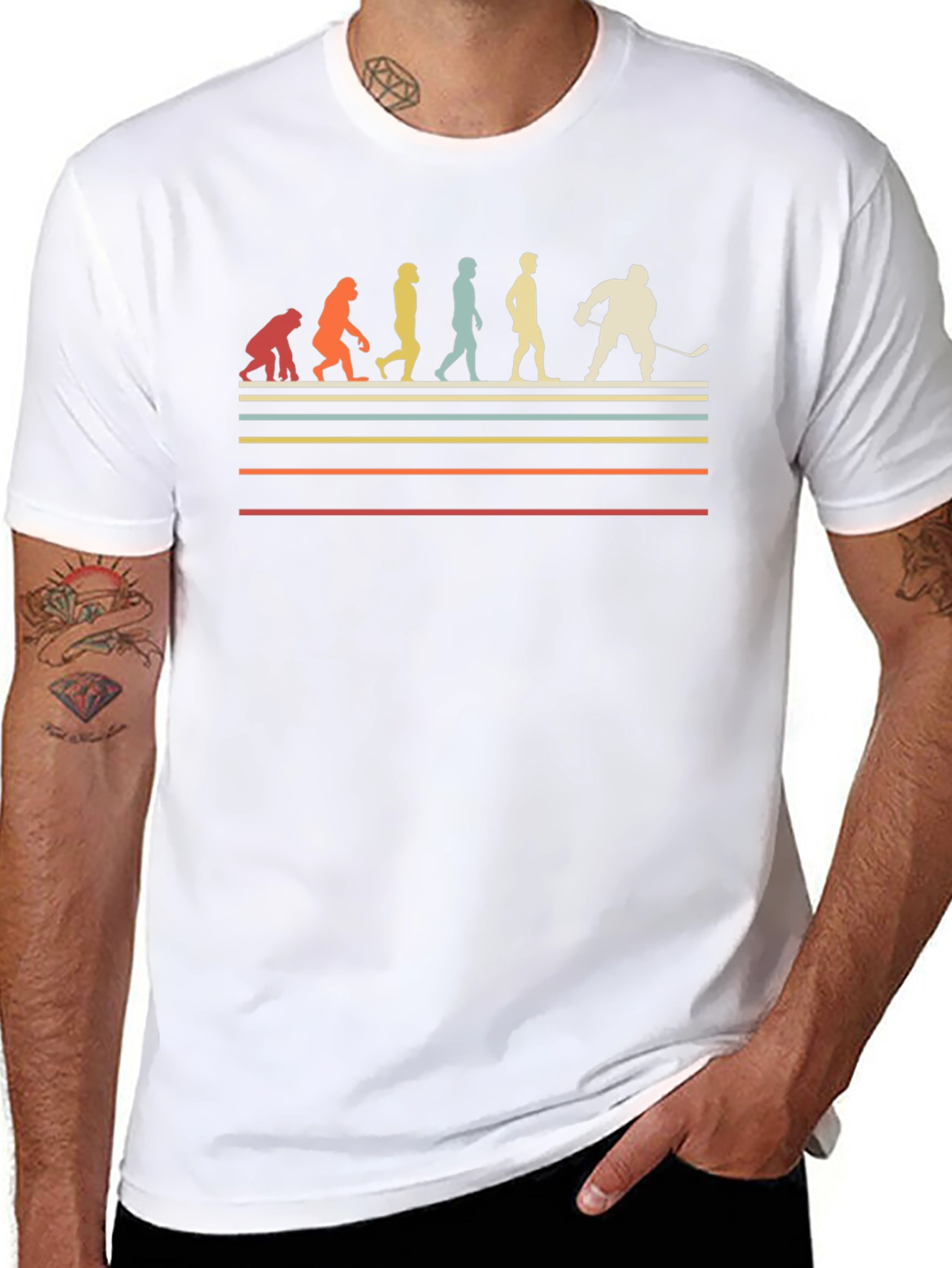 Hockey Evolution Graphic T-Shirt