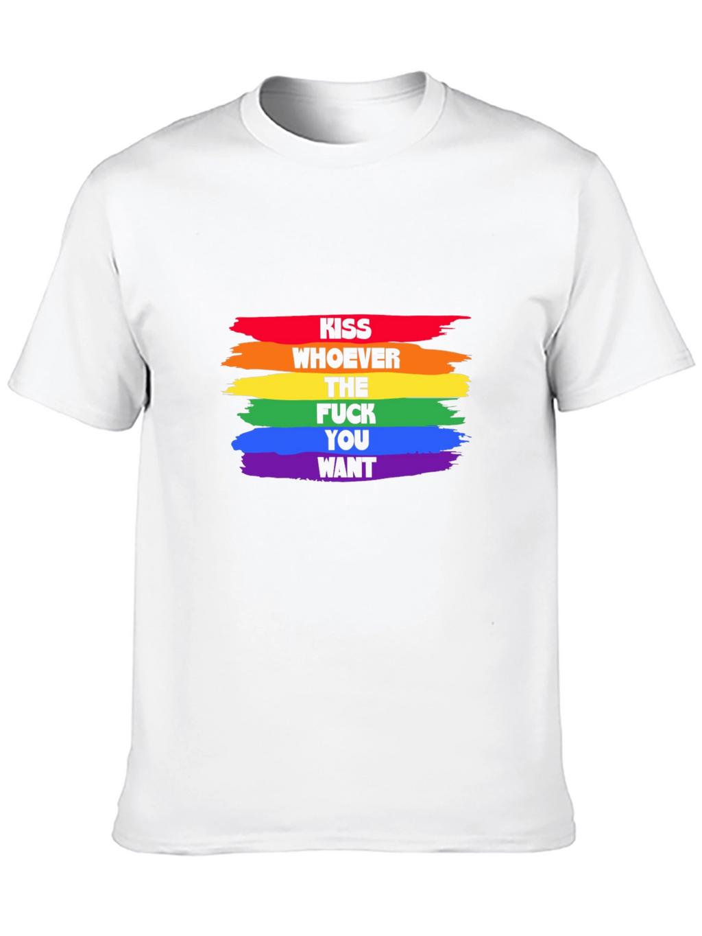 Pride Kiss Whoever You Want Graphic Tee