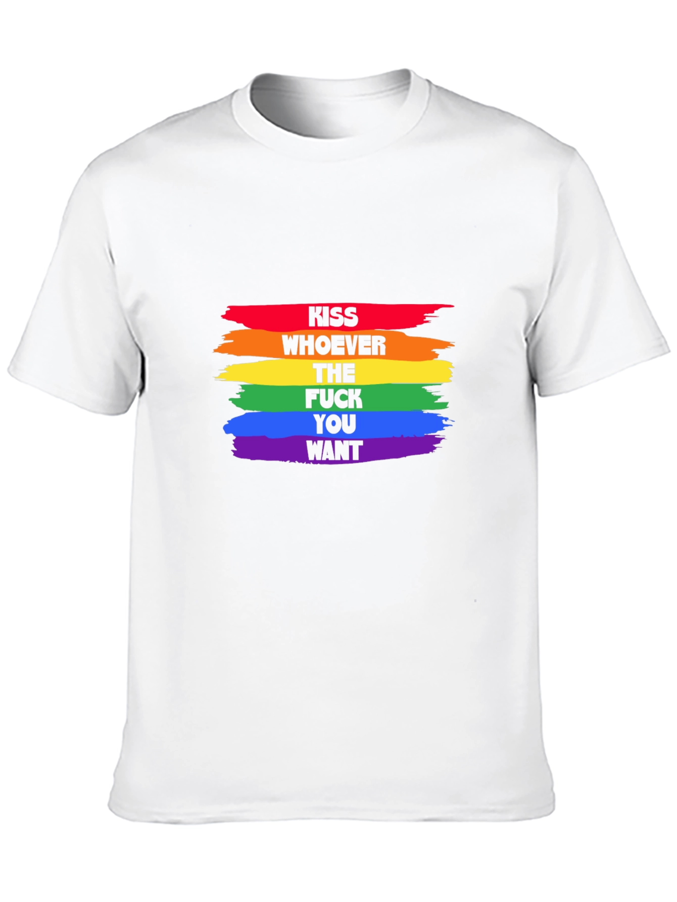 Pride Kiss Whoever You Want Graphic Tee