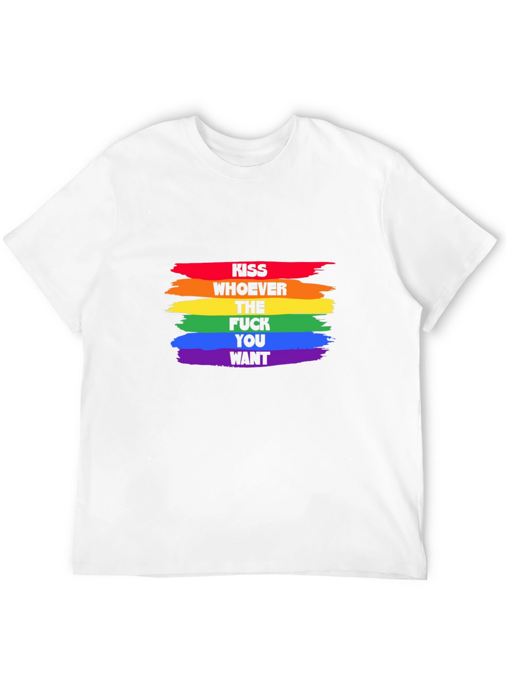 Pride Kiss Whoever You Want Graphic Tee