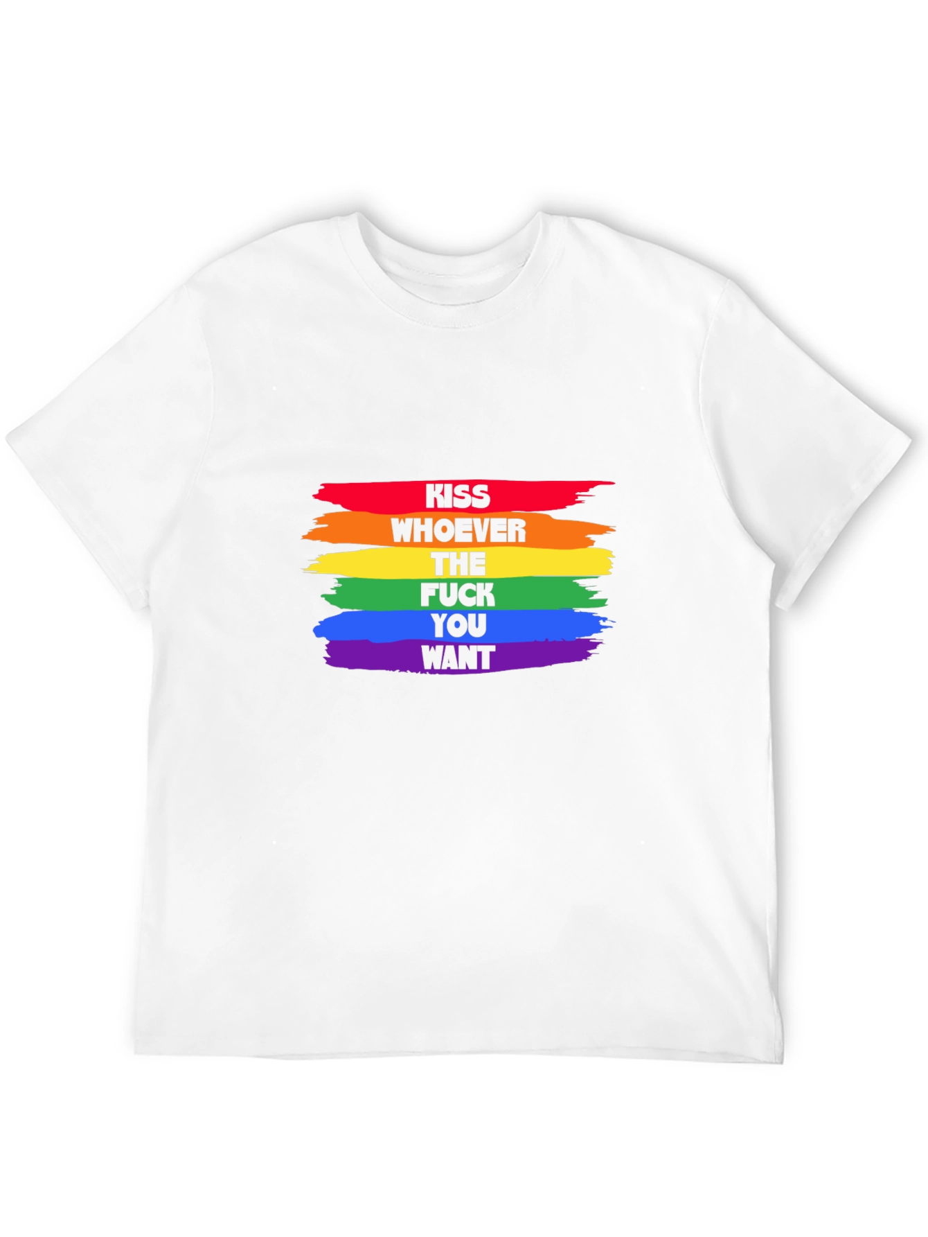 Pride Kiss Whoever You Want Graphic Tee
