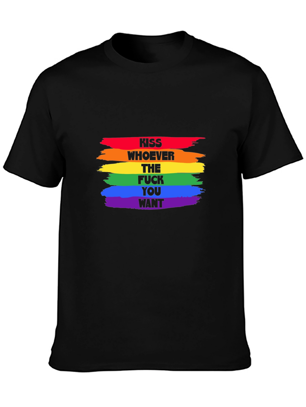 Pride Kiss Whoever You Want Graphic Tee
