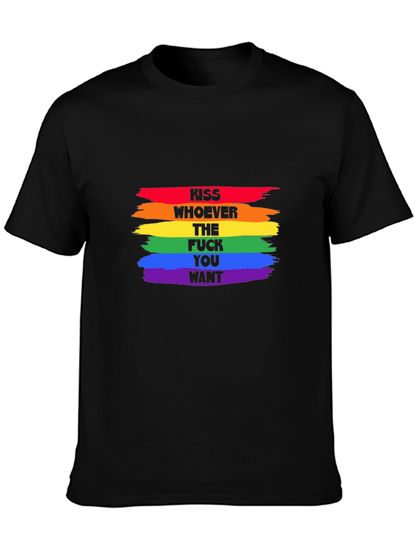 Pride Kiss Whoever You Want Graphic Tee