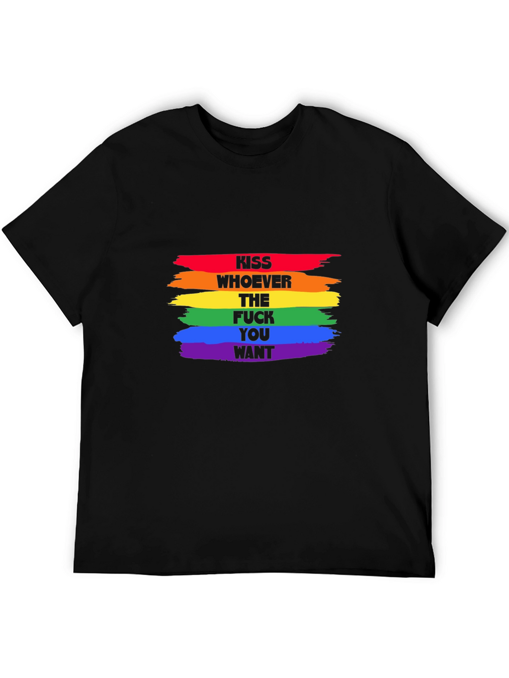 Pride Kiss Whoever You Want Graphic Tee