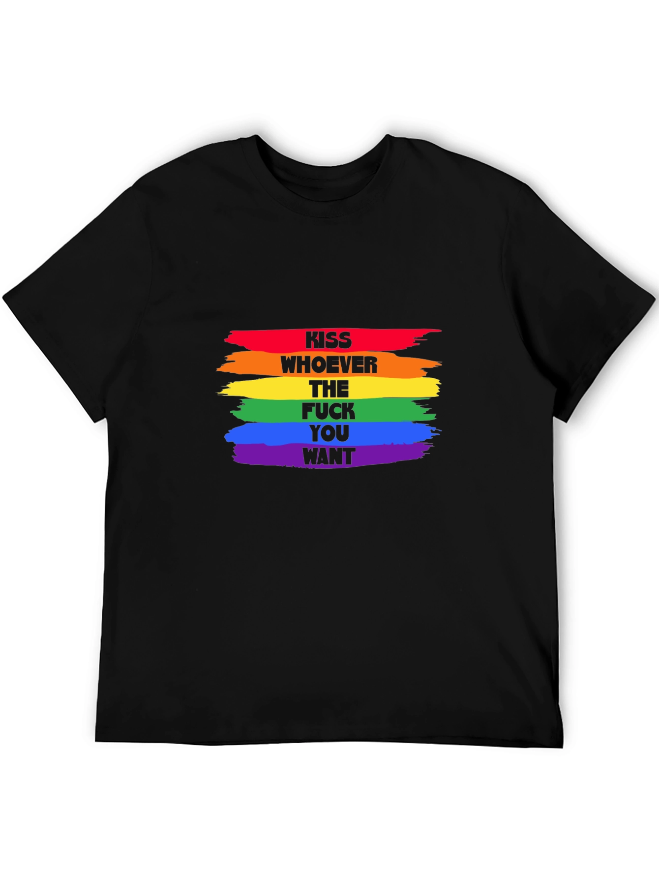 Pride Kiss Whoever You Want Graphic Tee